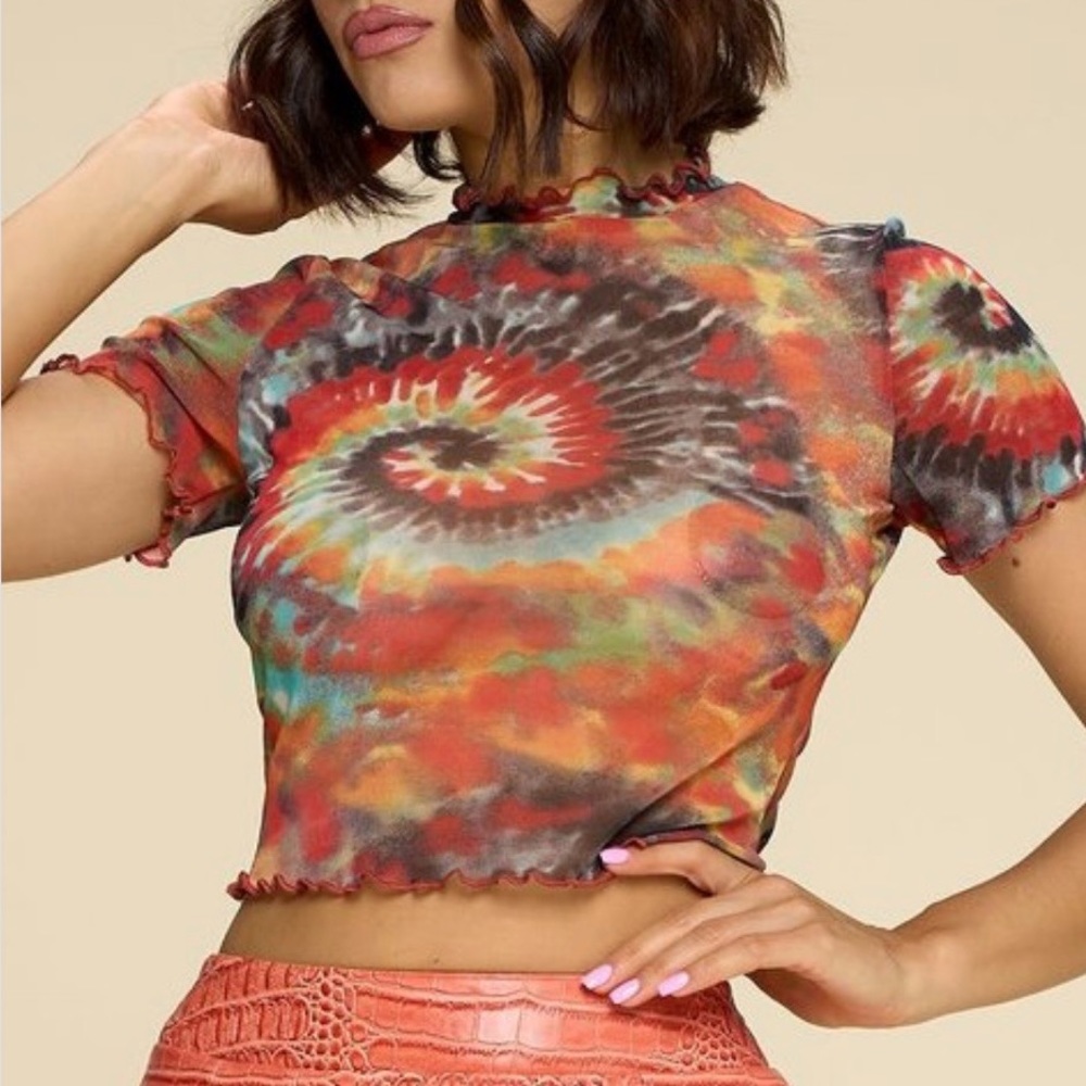 Tie Dye Crop top brand new multiple sizes S M L